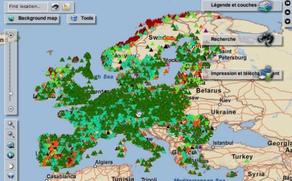 Circuitiverdi Mappa Europea Dell'inquinamento - Circuitiverdi